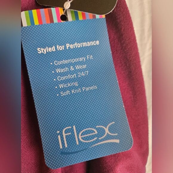 Cherokee Scrubs iFlex Women's 2XL Contemporary Straight Leg Pull On Pant CK002T - Picture 9 of 10